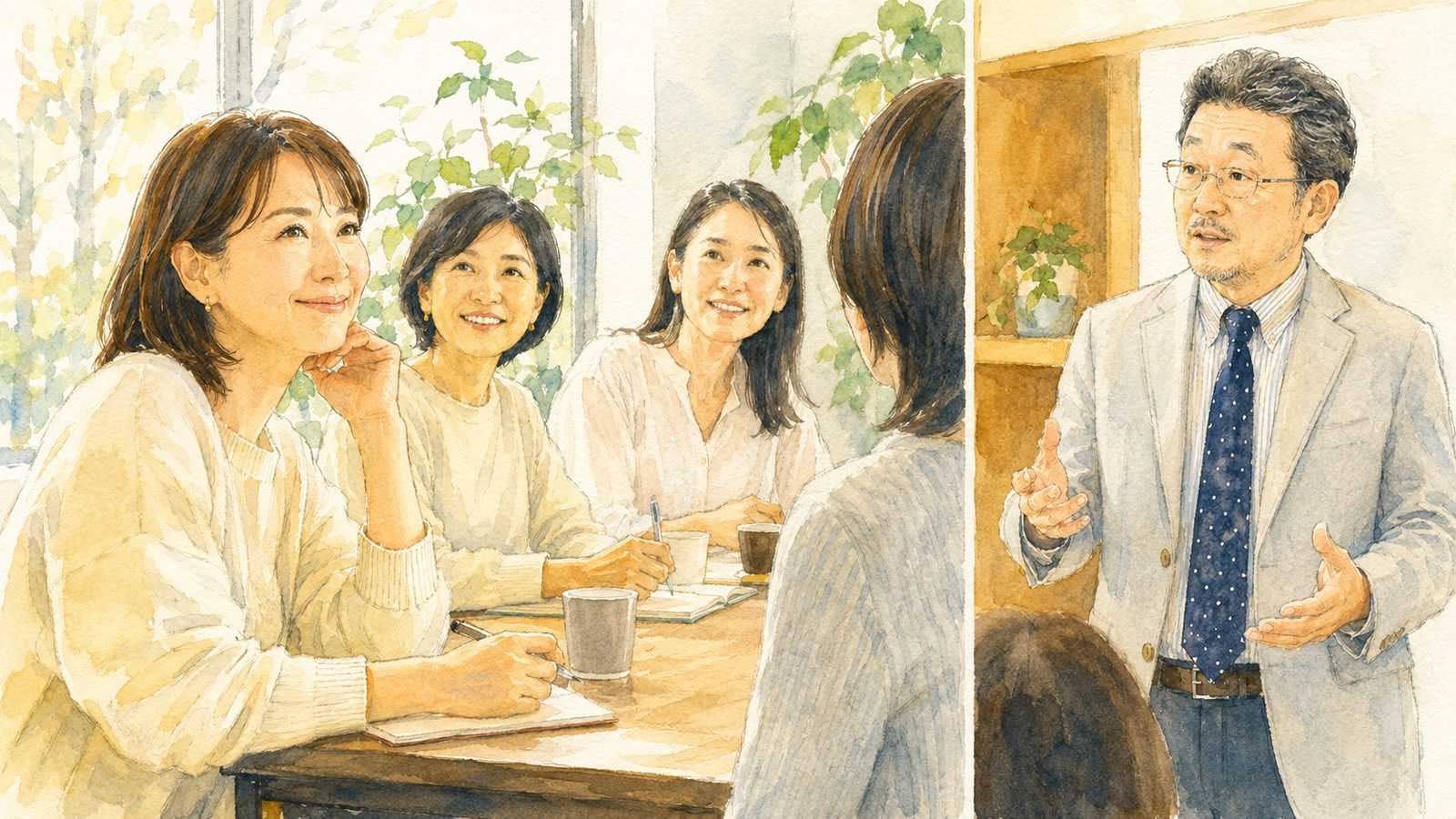 学び合う母親たちと、語りかける先生——ARCSの学びの情景